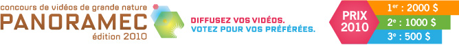concours de vid&eacute;os de grande nature Panoramec