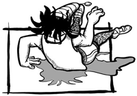 Backward Open Position