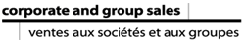Corporate and Group Sales