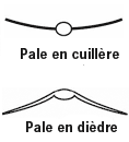 Forme de la pale