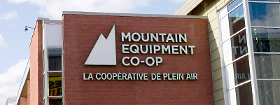 La coop&eacute;rative de plein air Mountain Equipment Co-op