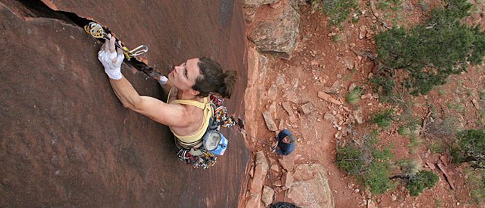Unnamed 5.10 on 4x4 Wall at Indian Creek - Photo: Jeremy Frimer
