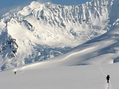 After the icefall on Day 3 &ndash; Tordrillo Mountains, Alaska