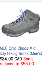 MEC Chic Chocs Mid Day Hiking Boots (Men's)