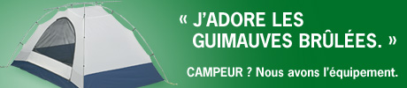 &laquo; J&rsquo;ADORE LES GUIMAUVES BR&Ucirc;L&Eacute;ES. &raquo; CAMPER ? Nous avons l&rsquo;&eacute;quipement.